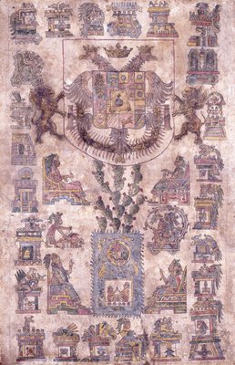 メキシコからの照らされた文書、Viceroy Sotomayorの紋章を示す、1645年頃