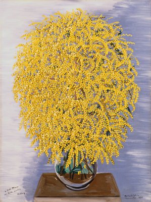 モイズ・キスリング、【ミモザ】、希少な画集画、新品高級額 額装付 モイズ・キスリング、【ミモザ】、希少な画集画、新品高級額 額装付