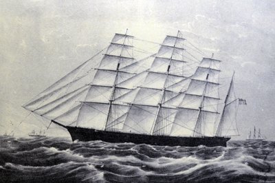 Currier Ivesイラスト19世紀 クリッパ Currier Ivesイラスト19世紀 クリッパ