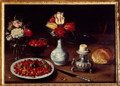 最安値級価格 花瓶のある静物画 チューリップやカーネーションの花束と 絵画