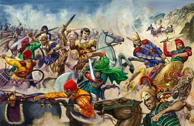 イッソスの戦いでのアレキサンダー