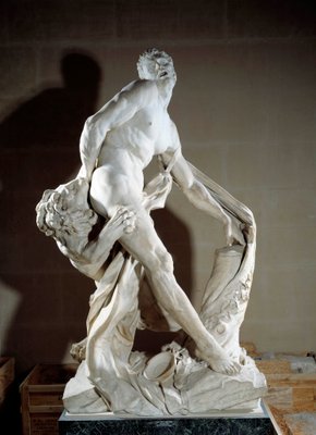 陸上競技者ミロン・ド・クロトーネ（紀元前540～516年頃）を表現した