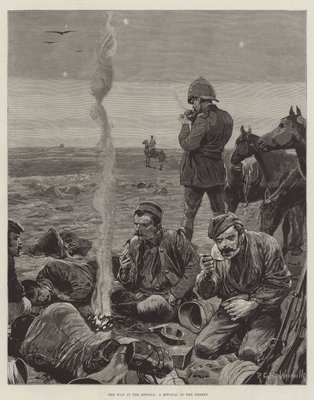 砂漠のビバーク スーダンの戦争