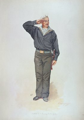 19世紀の終わりにロシア海軍の制服を