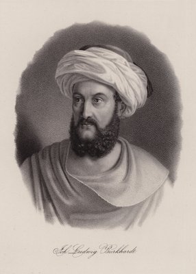 ヨハン・ルートヴィヒ・ブルクハルト（スイスの旅行家・地理学者）（彫刻作品