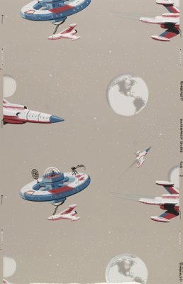 宇宙ステーションとロケットの壁紙