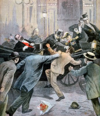 フランス第3共和国大統領、1894年のマリーフランソワサディカルノー暗殺