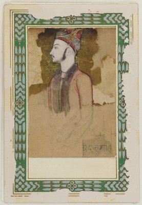 イブラヒム アディル シャー 2 世の肖像、ビジャプール d.1626 年頃。 1640年。                                    アート作品の設定をする