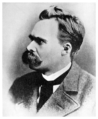 フリードリッヒ・ニーチェ（1844～1900）の肖像。