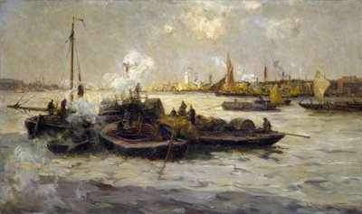 イギリス、ライムハウスの眺め。ヴィクトリア朝末期（19世紀後半）の