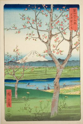 富嶽三十六景 武蔵越谷境 | 歌川広重