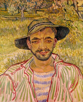 の 人気アイテムランキング ヴィンセント・ヴァン ゴッホ 肖像 1887 油彩 肉筆 チャオ 絵画