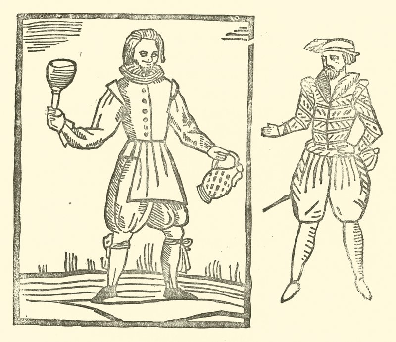 The Roxburghe Ballads』（木版画）の挿絵 作： （後）英語学校