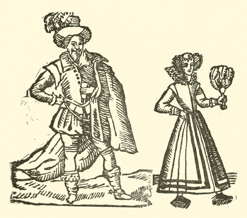 The Roxburghe Ballads』（木版画）の挿絵 作： （後）英語学校