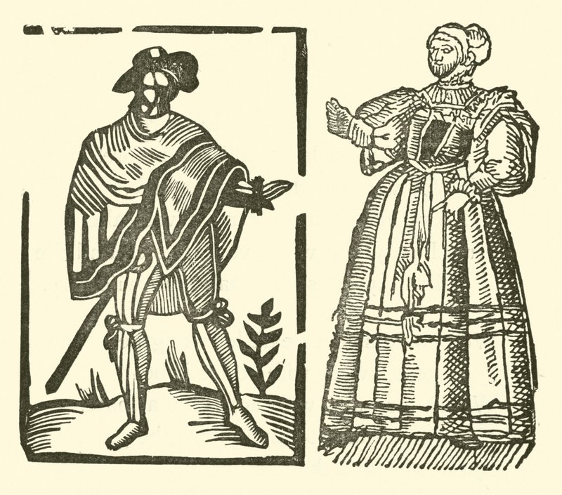 The Roxburghe Ballads』（木版画）の挿絵 作： （後）英語学校