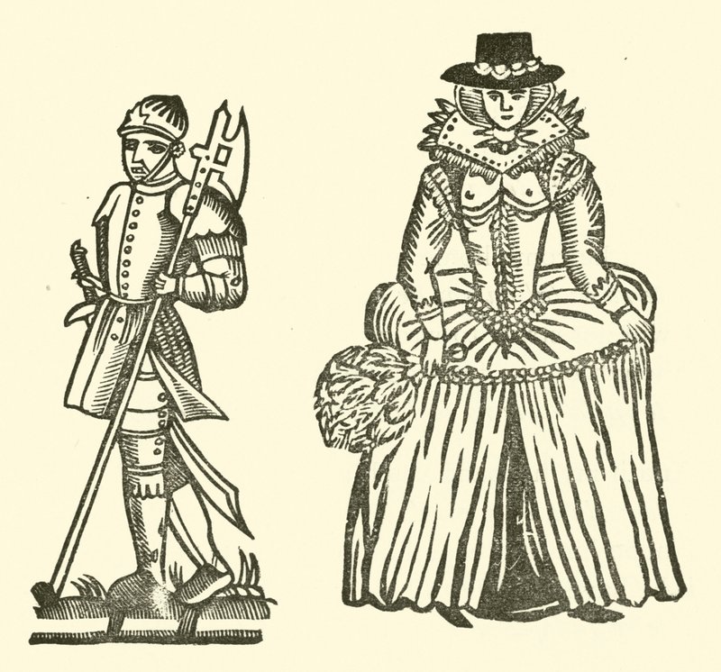 The Roxburghe Ballads』（木版画）のイラスト 作： （後）英語学校