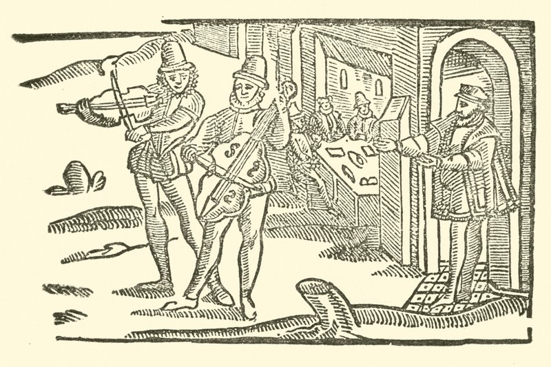 The Roxburghe Ballads』（木版画）の挿絵 作： （後）英語学校