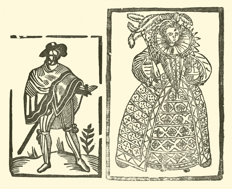 The Roxburghe Ballads』（木版画）の挿絵 作： （後）英語学校