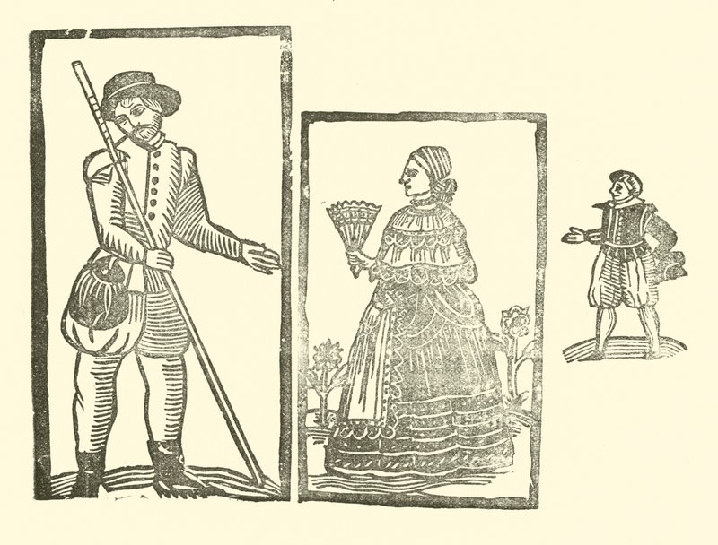 The Roxburghe Ballads』（木版画）の挿絵 作： （後）英語学校