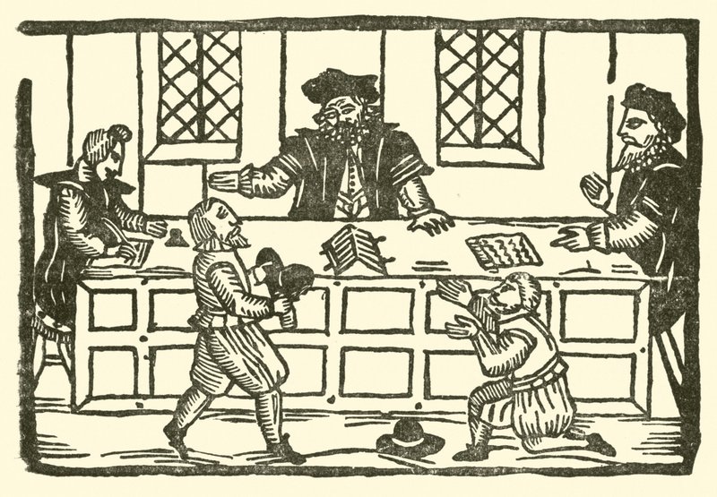 The Roxburghe Ballads』（木版画）のイラスト 作： （後）英語学校