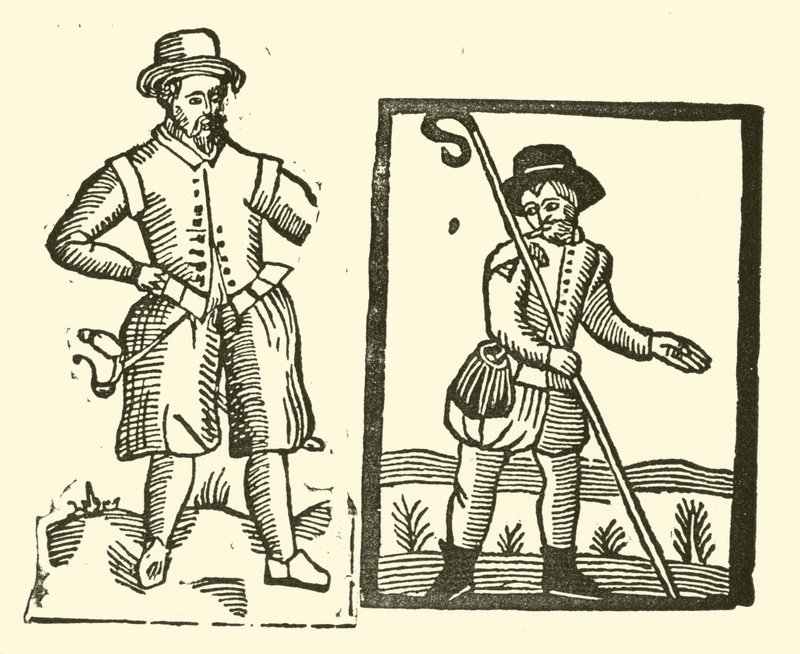 The Roxburghe Ballads』（木版画）の挿絵 作： （後）英語学校