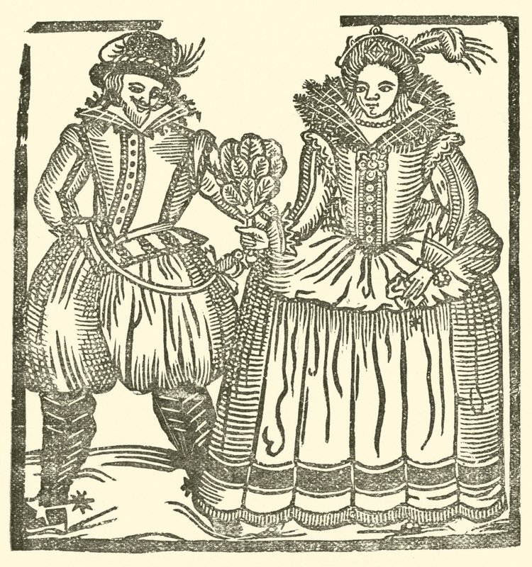 The Roxburghe Ballads』（木版画）の挿絵 作： （後）英語学校