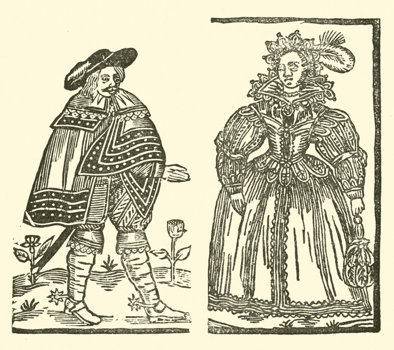 The Roxburghe Ballads』（木版画）の挿絵 作： （後）英語学校