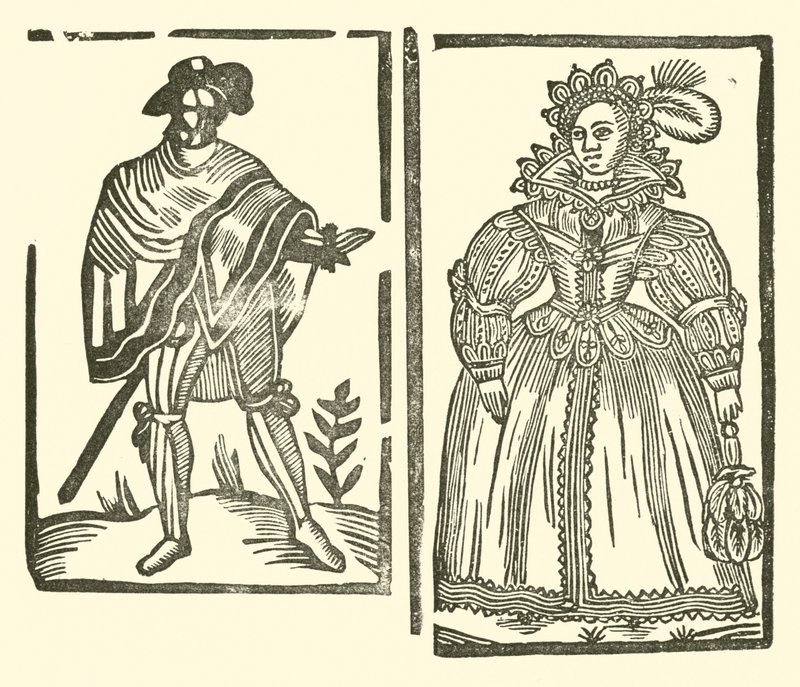 The Roxburghe Ballads』（木版画）の挿絵 作： （後）英語学校