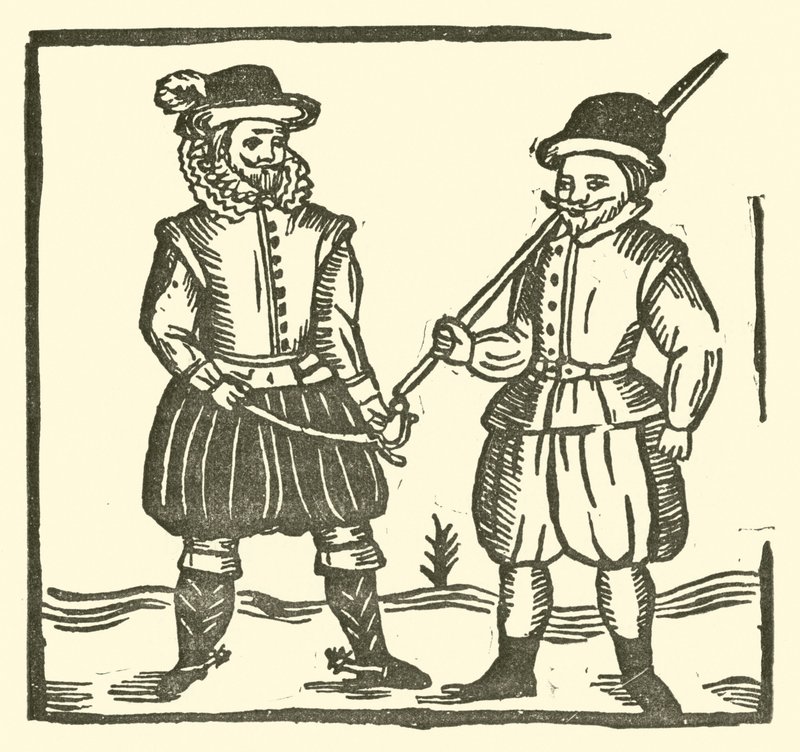 The Roxburghe Ballads』（木版画）のイラスト 作： （後）英語学校