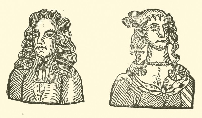 The Roxburghe Ballads』（木版画）のイラスト 作： （後）英語学校