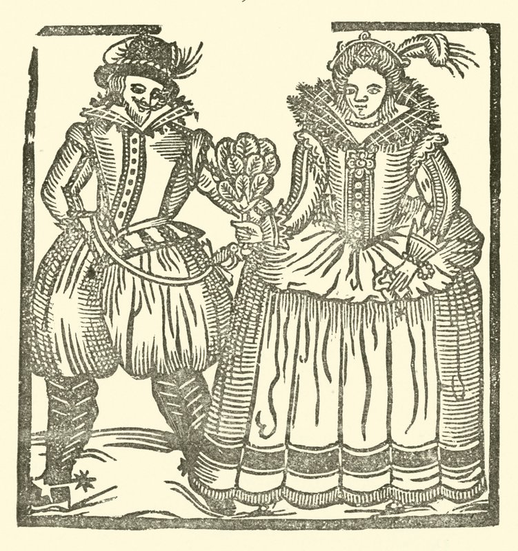 The Roxburghe Ballads』（木版画）の挿絵 作： （後）英語学校