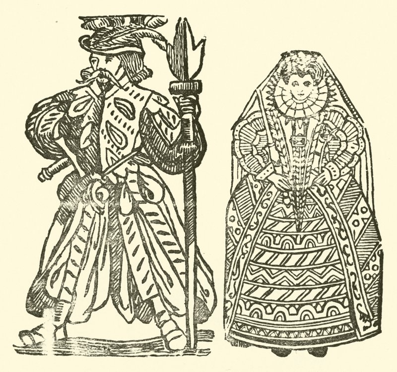 The Roxburghe Ballads』（木版画）の挿絵 作： （後）英語学校