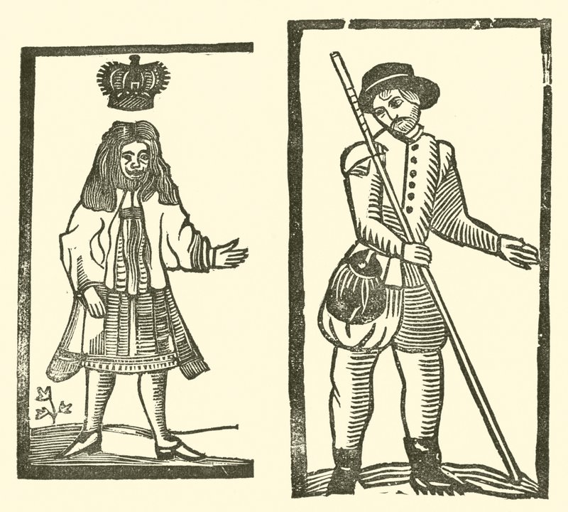 The Roxburghe Ballads』（木版画）の挿絵 作： （後）英語学校