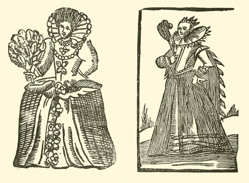 The Roxburghe Ballads』（木版画）のイラスト 作： （後）英語学校