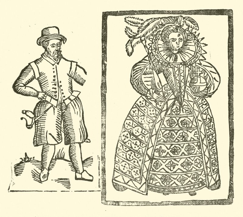 The Roxburghe Ballads』（木版画）の挿絵 作： （後）英語学校