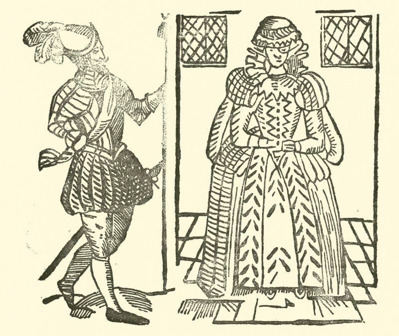 The Roxburghe Ballads』（木版画）の挿絵 作： （後）英語学校