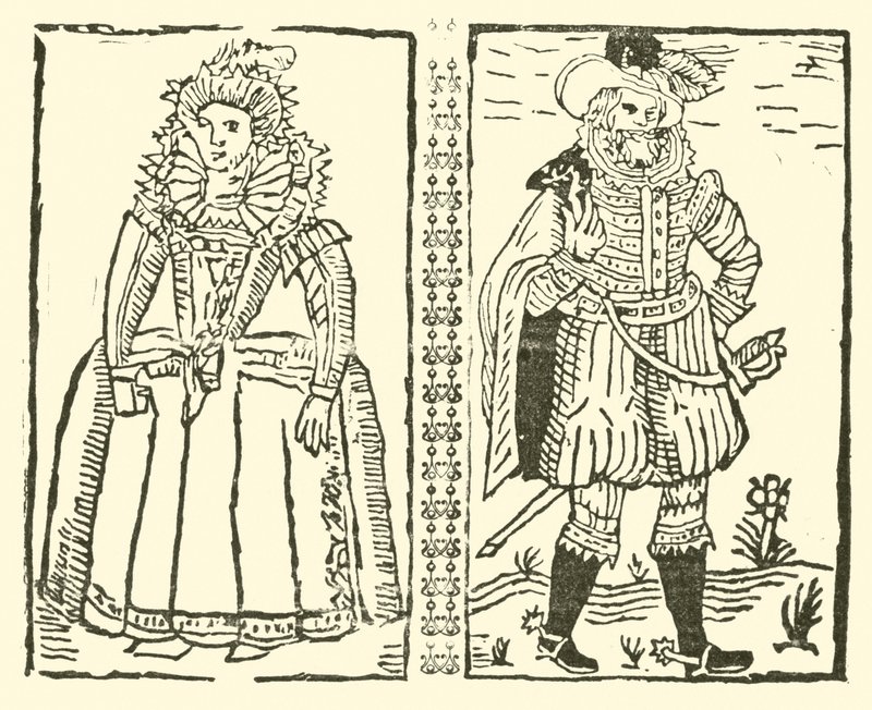 The Roxburghe Ballads』（木版画）の挿絵 作： （後）英語学校