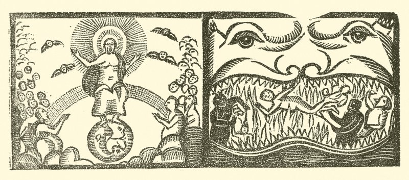 The Roxburghe Ballads』（木版画）のイラスト 作： （後）英語学校