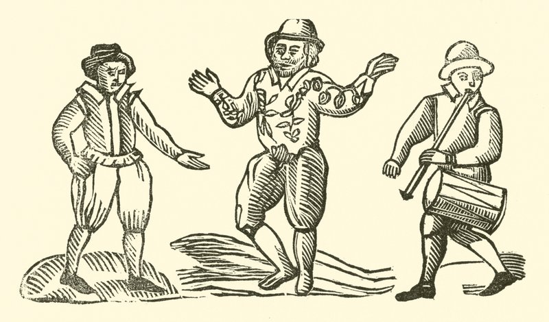 The Roxburghe Ballads』（木版画）の挿絵 作： （後）英語学校