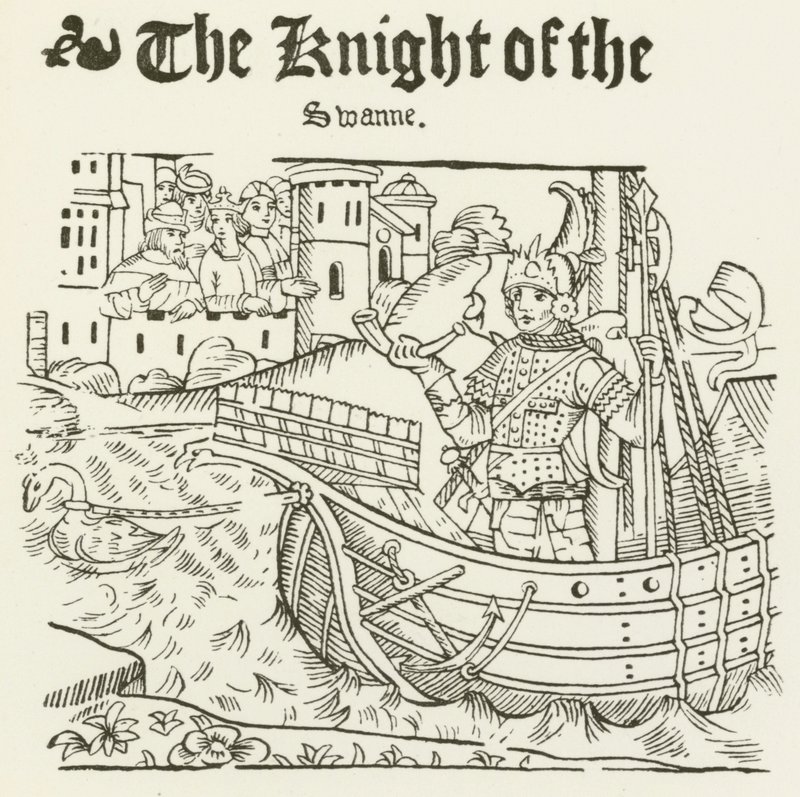 The Knight Of The Swanne（スワンヌの騎士）（彫刻 作： （後）英語学校