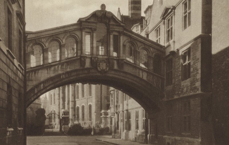 Hertford College, The Bridge (m/w kuva) 作： （後）イギリスの写真家