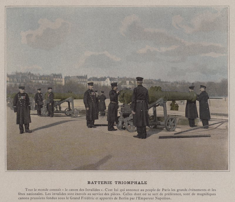 Batterie Triomphale（カラー写真 作： （後）フランスの写真家