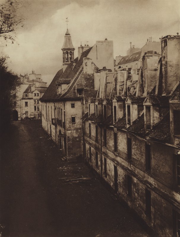 1868年のホスピス・デ・メナージュの内部（モノクロ写真 作： （後）フランスの写真家