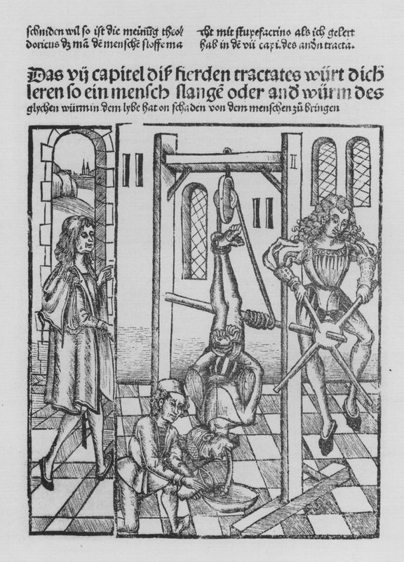 ヒエロニムス・ブルンシュウィグの「Cirurgiaの書」（リトグラフ版 作： （後）ドイツ語学校