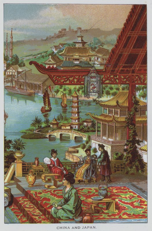 中国と日本 作： アメリカの学校