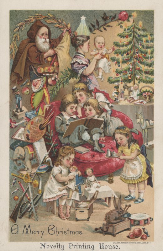 クリスマスカード 作： アメリカの学校