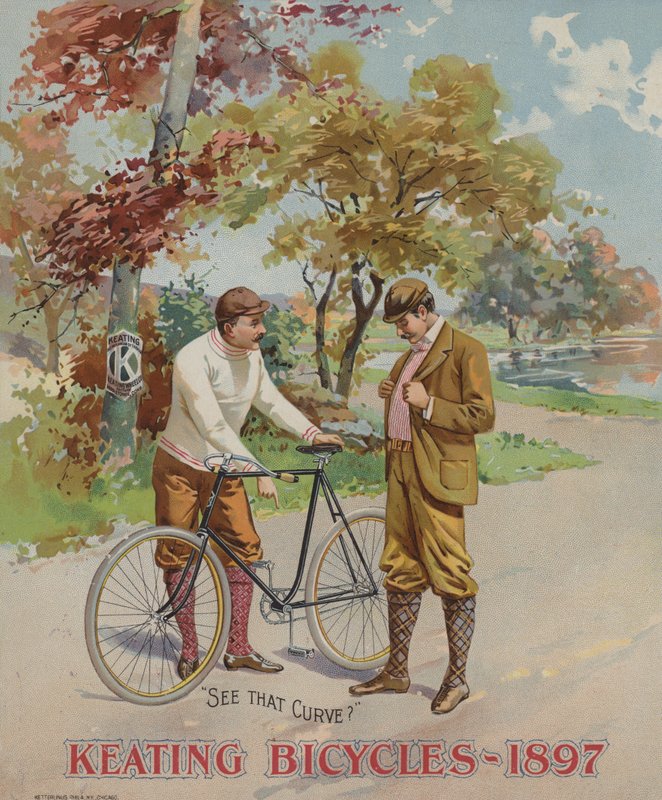 キーティング自転車、1897 作： アメリカの学校