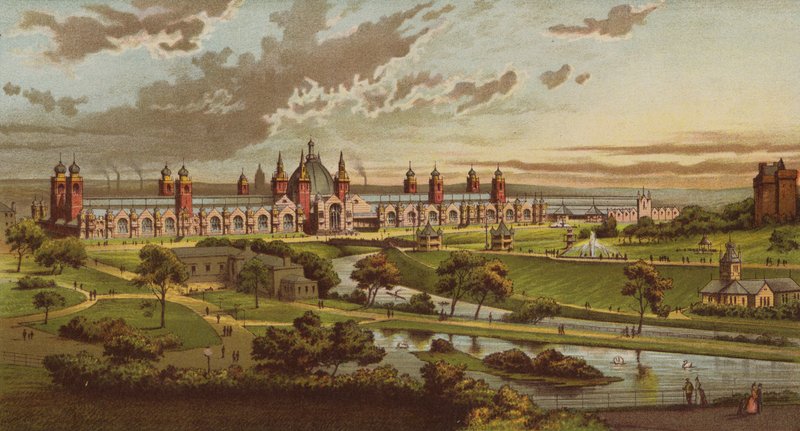 産業、科学、芸術の国際展、グラスゴー、1888 作： 英語学校