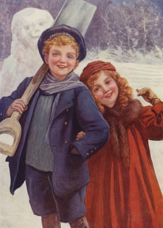 私たちの雪だるま 作： 英語学校