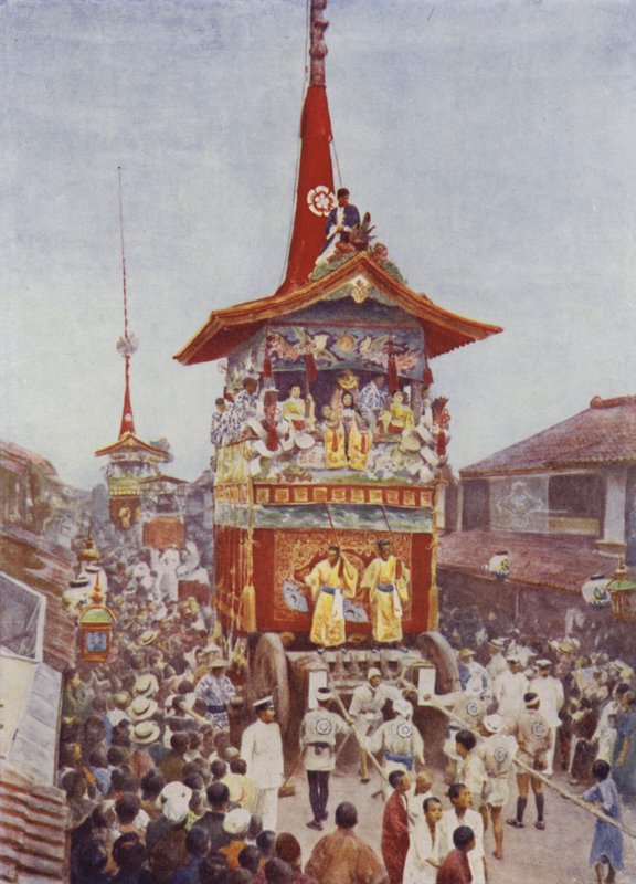 祇園祭、京都 作： 英語学校